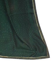 Bottle Green - Fancy Saree with Blouse Piece - DM2212 VT 0922