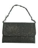 Dark Grey - Rich Hand Embroidered Clutch Bag / Handbag -Bollywood / Weddings - AKB278 11KJ25