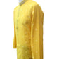 Haldi Yellow Handloom Banarasi Mens Kurta Set - UK Stock - 24h Dispatch - Karbhari35 VT 0223