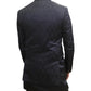 Navy Blue - PREMIUM Slim Fit Mens Self Brocade BandhGala / Prince / Chinese Collar Jacket with Long inside Waistcoat - Fantastic Fit - CS2505 03PY25