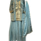 UK 18 / 44" - Sky Blue - Ladies Sharara / Palazzo Trousers Suit - UK Stock - Sangeet / Henna / Weddings - DIL29006 VP