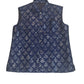 Navy Blue - Sequins Embroidered Indian Mens Waistcoat / Bandi - Bollywood - CS2401 KP 0524