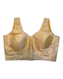Size 40" / UK 14 - Peach - Silky Saree blouse with cups,  Sleeveless - UK Stock - Quick Delivery - RNK - R722A-KY