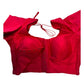 Tomato Pink - HYBRID Silky Saree blouse - With Elastic on both side for Great fit - Size 36",38", 40" S M L  - VAM1216 Ap