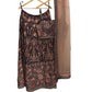Designer Wine Printed Ready Made Lehenga Set - Size 12 (14) UK Stock - 24h Dispatch - Diksha -ZC2316  KYY 0323