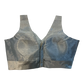 Light Grey / Silver - Silky Saree blouse with cups,  Sleeveless - 42" - UK Stock - Quick Delivery - RNK - R722A-KY