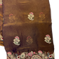 Copper Brown - Fancy Party Saree with Blouse Piece - UK stock - 24hr Dispatch - LTF903 07VV26