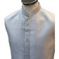 Silver / Light Grey - PREMIUM Mens Knee Length  Jacket with Long Waistcoat - Fantastic Fit - KCS6100 02PR25
