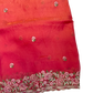 Coral Pink - Fancy Party Saree with Blouse Piece - UK stock - 24hr Dispatch - LTF4603 07VY26