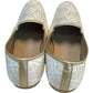 Very Comfortable Cream Brocade Loafer Style Mojri - Indian Mens shoes - Mojari , Khossay -  YD2602