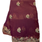 Dark Pink - Fancy Party Saree with Blouse Piece - UK stock - 24hr Dispatch - LTF904 07VV26