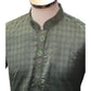 Light Green - Handloom Self Brocade Mens Indian Kurta set - Weddings / Walimas , Sangeet, Eid, Mehndi / Henna - KCS1350 08KR24