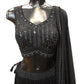 Stunning Intricately Embroidered Black Lehenga Set - Size 12 - UK Stock - 24h Dispatch - HD132 CY 0124