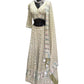 Pastel Pista Green - Delicately Embroidered Chiffon Designer Lehenga Set - UK 12-16 - UK Stock - 24h Dispatch - NE2404 CP 0724