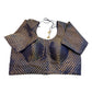 38" & 42" - Navy Blue - Banarasi Brocade Saree / Lehenga Blouse -UK Stock - Quick Dispatch - LT3 08Rp25