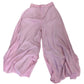 Baby Pink - Designer Ladies Short Top Palazzo Trousers Suit - Size 12 (38") - VMK BADAL PY