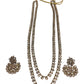 Antique Gold & Stones - Antique Gold Finish Long Necklace set - Bollywood - Weddings - AE2419 11KP24