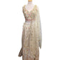 Size 12 / 38" Bust - Silky Cream - Ready Made Lehenga Set - UK Stock - 24h Dispatch - KTC241102 ? 1124
