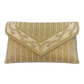 Gold - Rich Hand Embroidered Clutch Bag / Handbag -Bollywood / Weddings - MJ061 06KP26