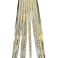 Clear / White Stones Silver Finish - Set of 8 Diamante Stone Bangles -  M to XXL - HAN2602 07Ka26