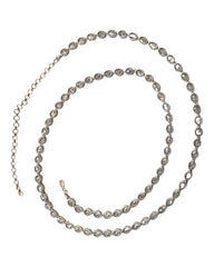 Silver Finish Saree Belt, Waist / Belly Chain - Fancy Dress , Bollywood - KAJ985 C 0923
