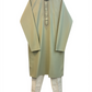 Light Green / Pista - Soft Cotton Mens Kurta Set with Neck Thread Embroidery- Sangeet Mehendi Haldi - KCS1038 03KT26