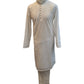 White - Locknawi Chikankari Self Brocade Mens Indian Kurta set - Weddings / Walimas , Sangeet, Mehndi / Henna , Eid / Diwali - BS2502 01JY25