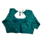34", 38" & 42" - Jade / Rama Green - Banarasi Brocade Saree / Lehenga Blouse -UK Stock - Quick Dispatch - X767 08Ap25