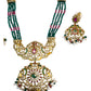 Gold & Stone - Gold Finish Long Necklace set - Bollywood - Weddings - AE2428 11KC24