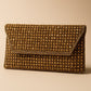Gold Finish - Rich Hand Embroidered Clutch Bag / Handbag - AKB235 05KP25