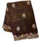 Copper Brown - Fancy Party Saree with Blouse Piece - UK stock - 24hr Dispatch - LTF903 07VV26