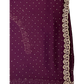 Wine - Rich Saree with Stone Work Border and Blouse Piece - UK stock - 24hr Dispatch - RS2509 VA