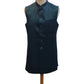 Teal - PREMIUM Slim Fit Mens Self Brocade BandhGala / Prince / Chinese Collar Jacket with Long inside Waistcoat - Fantastic Fit - CS2505 01PY25