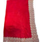 Red - Fancy Party Saree with Blouse Piece - UK stock - 24hr Dispatch - SP2604 KC