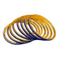 Royal Blue - Set of 8 Stone Bangles -  M to XXL - HAN2601 07Ka26