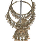 Peach - Large - Antique Finish Traditional Bali Zhumki Earrings - Bollywood - Weddings - JE28 Tp 0724
