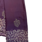 Wine / Purple - Chiffon Printed Saree with Blouse Piece - UK stock - 24hr Dispatch - LTF103 07KT26
