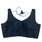 Size 40" / UK 14 -Black - Sleevless Saree blouse with cups - UK Stock - With Margin inside - VAM1301 - KY