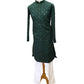 Bottle Green - Linen Mirrorwork Mens Kurta Set - Sangeet Mehendi Haldi - NY2301 KT 1123