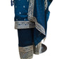 Teal - UK 16 / 42" - Simple / Classy Chiffon Printed Ladies Indian Salwar Suit with Dupatta - DCB2417 VY 0824
