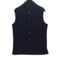 Navy Blue - Rich Lucknowi Sequins Mens Waistcoat - Bollywood - KCS4009 VY 0324