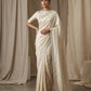 Cream - Fancy Party Saree with Blouse Piece - UK stock - 24hr Dispatch - SP2623 VY