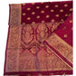 Magenta - Traditional Handloom Banarasi Sari / Saree - with Blouse Piece - SN2404 11VC24