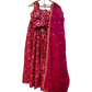 Magenta / Fuchsia - Banarasi Brocade Silky Lehenga Set - Mehndi / Sangeet / Bridesmaids / Weddings / Garba  - Size UK 12 (38" Bust) Adjustable to Size 14 - UK Stock - 24h Dispatch - AF2601 02VP26