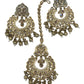 Antique Gold & Stones - Antique Gold Finish Long Necklace set - Bollywood - Weddings - AVON8016 11VT24