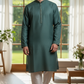 Sage Green - Banarasi Handloom Brocade Mens Indian Kurta set - UK Stock - Weddings / Walimas , Sangeet, Diwali, Eid, Mehndi / Henna - VEE2533 KC