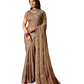 Champagne / Beige - Fancy Party Saree with Blouse Piece - UK stock - 24hr Dispatch - LTF905 07VV26