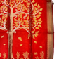 Red - Handloom Saree with Blouse Piece - UK stock - 24hr Dispatch - RT-BT005 07KJ26