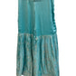 Sky Blue - Ladies Medium Length Top Palazzo Trousers Suit - Size 14 (40") - KTC241019 JJ