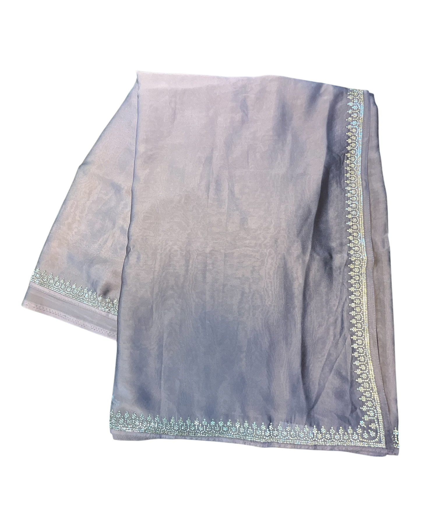 Dusty Pink - Saree with Thread / Stone Work and Blouse Piece - UK stock - 24hr Dispatch - SP2620 KC